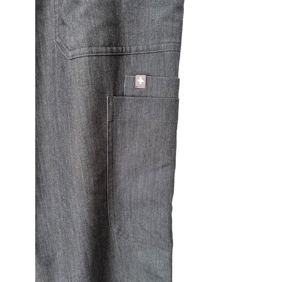 Figs Technical Collection Pants Mens M Cairo Gray Cargo Scrub Drawstring Bottoms - Picture 4 of 12